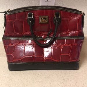 Dooney & Bourke Red Croc Satchel